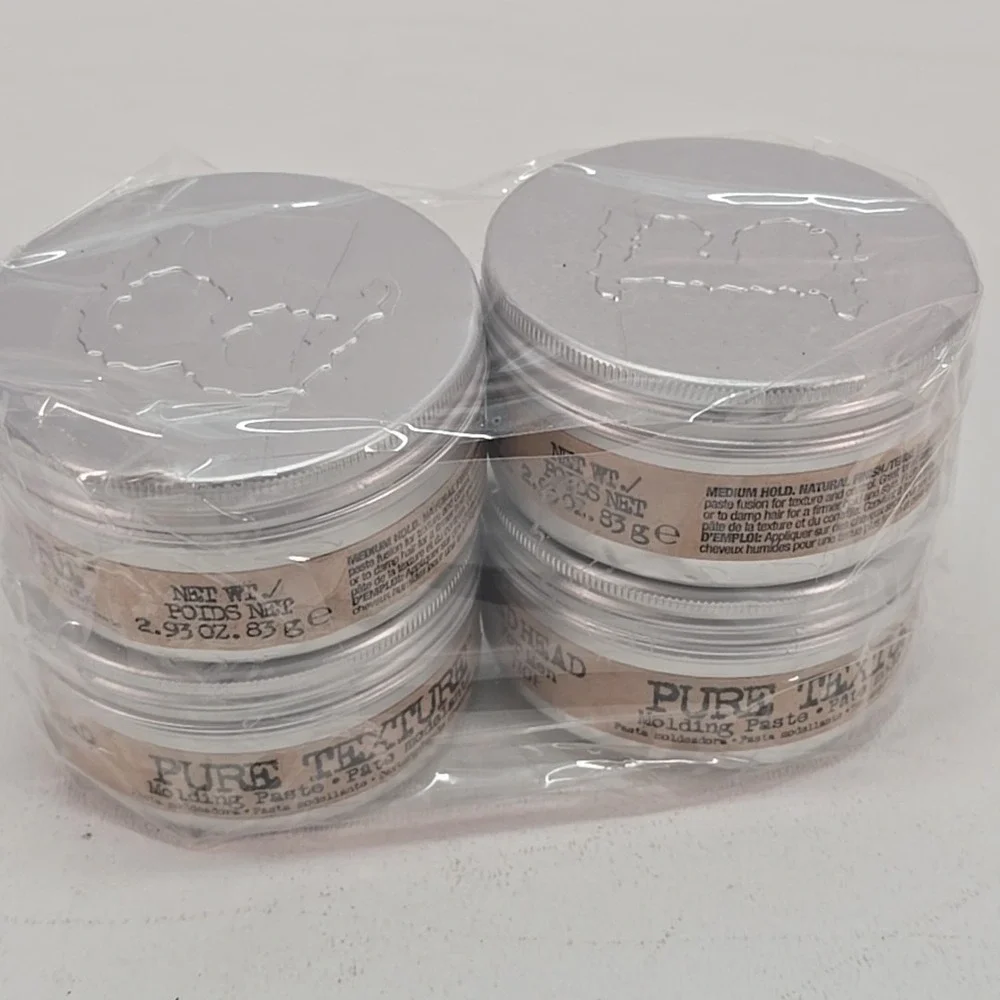 4PK Bed Head TIGI Pure Texture Molding‎ Paste ~ 2.93 OZ EACH